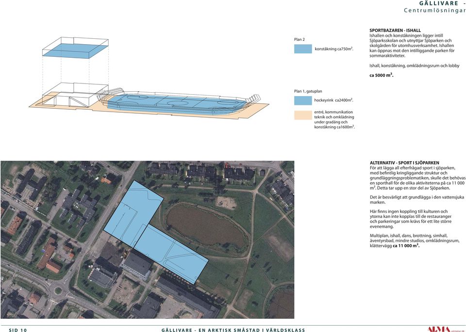 entré, kommunikation teknik och omklädning under gradäng och konståkning ca1600m².