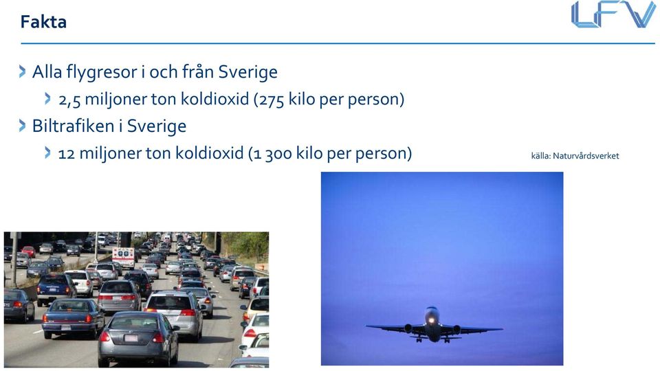 Biltrafiken i Sverige 12 miljoner ton