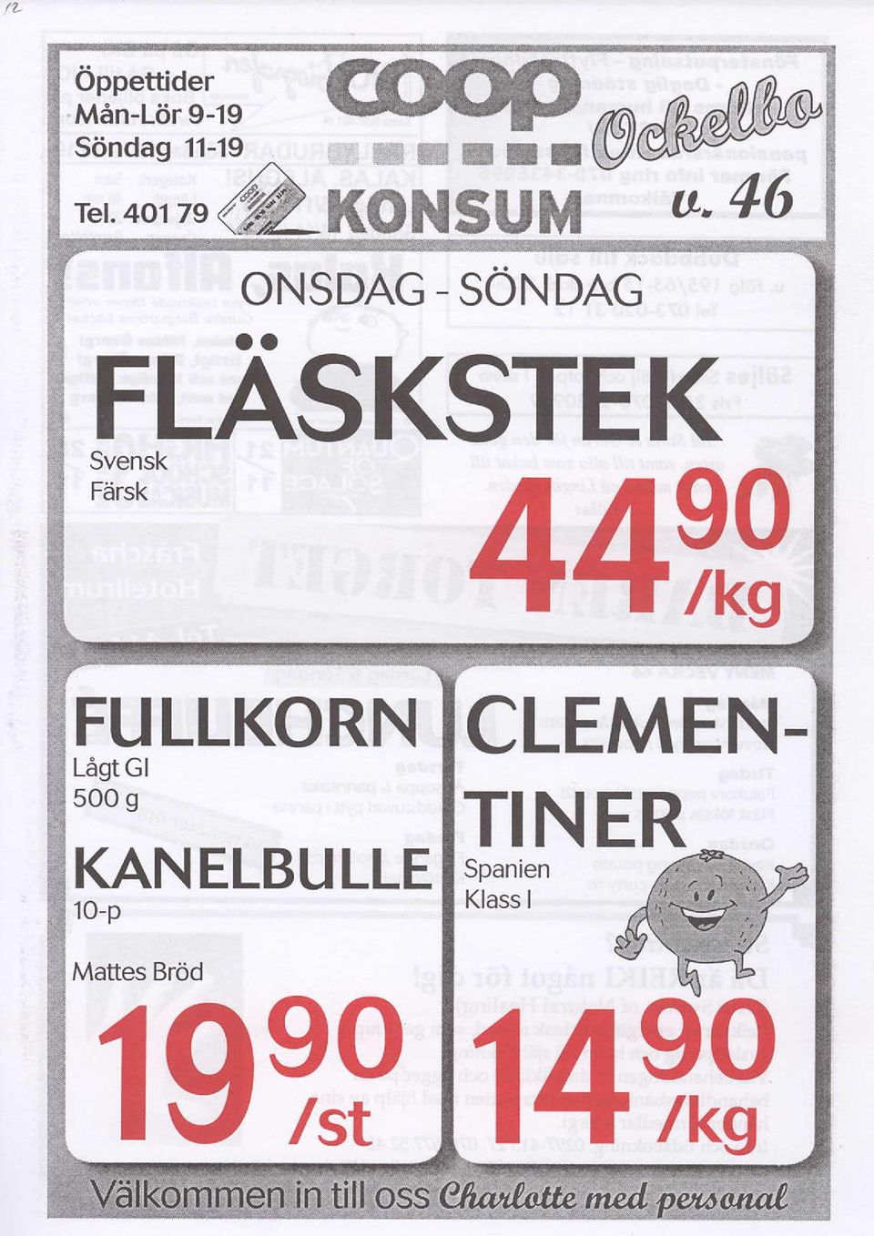 FLASKSTEK FULLKORN L6gt Gl 5OO g KANELBULLE