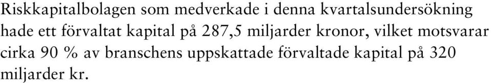 287,5 miljarder kronor, vilket motsvarar cirka 90 %