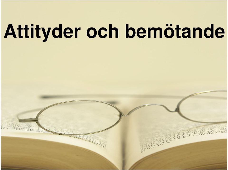 bemötande