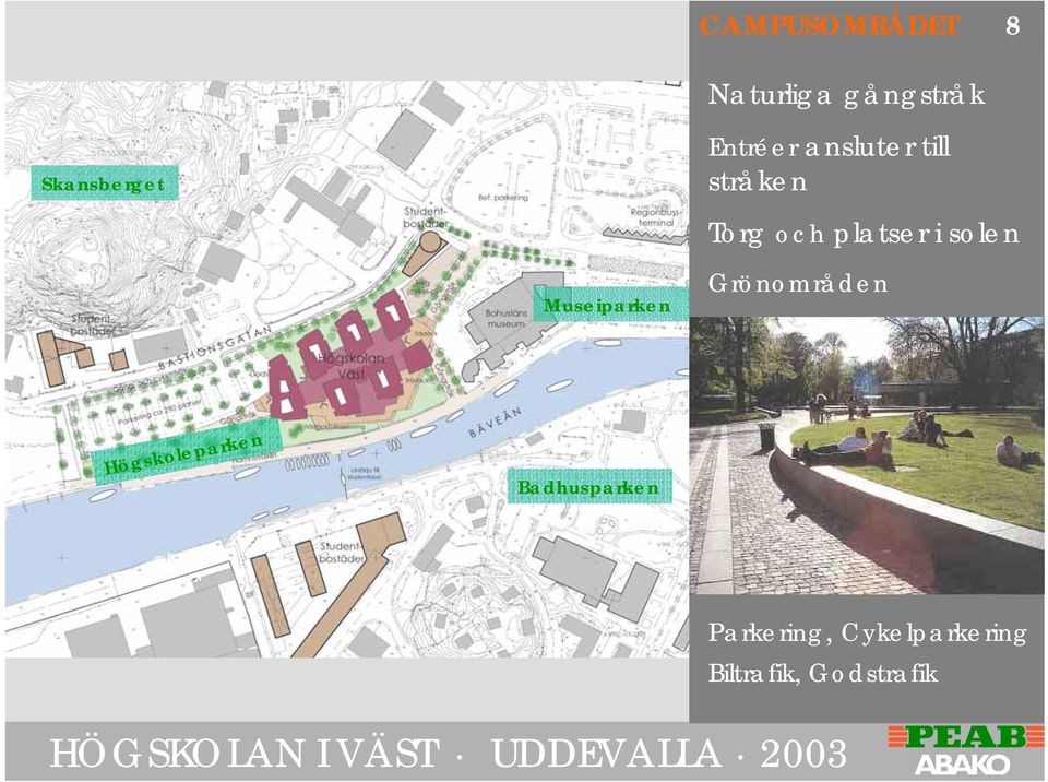 solen Museiparken Grönområden Högskoleparken