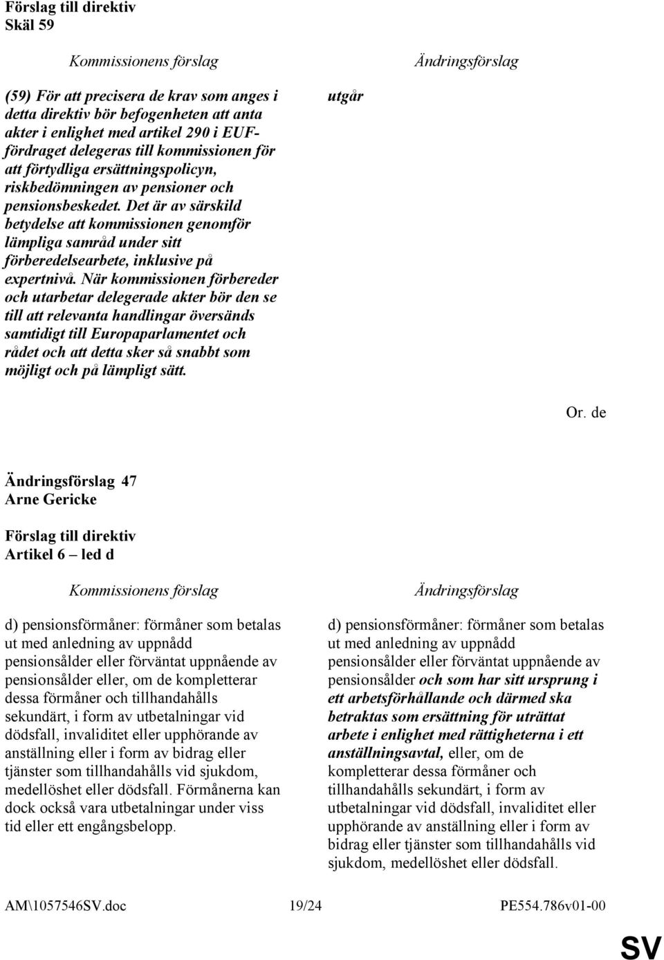 När kommissionen förbereder och utarbetar delegerade akter bör den se till att relevanta handlingar översänds samtidigt till Europaparlamentet och rådet och att detta sker så snabbt som möjligt och