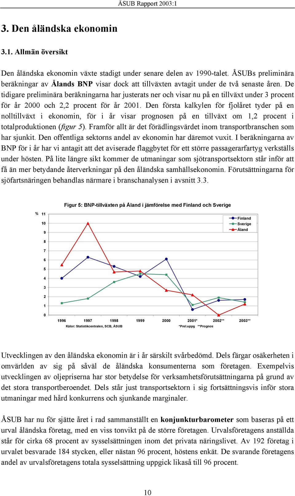 De tidigare preliminära beräkningarna har justerats ner och visar nu på en tillväxt under 3 procent för år 2 och 2,2 procent för år 21.