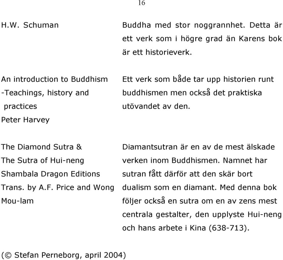 The Diamond Sutra & The Sutra of Hui-neng Shambala Dragon Editions Trans. by A.F. Price and Wong Mou-lam Diamantsutran är en av de mest älskade verken inom Buddhismen.