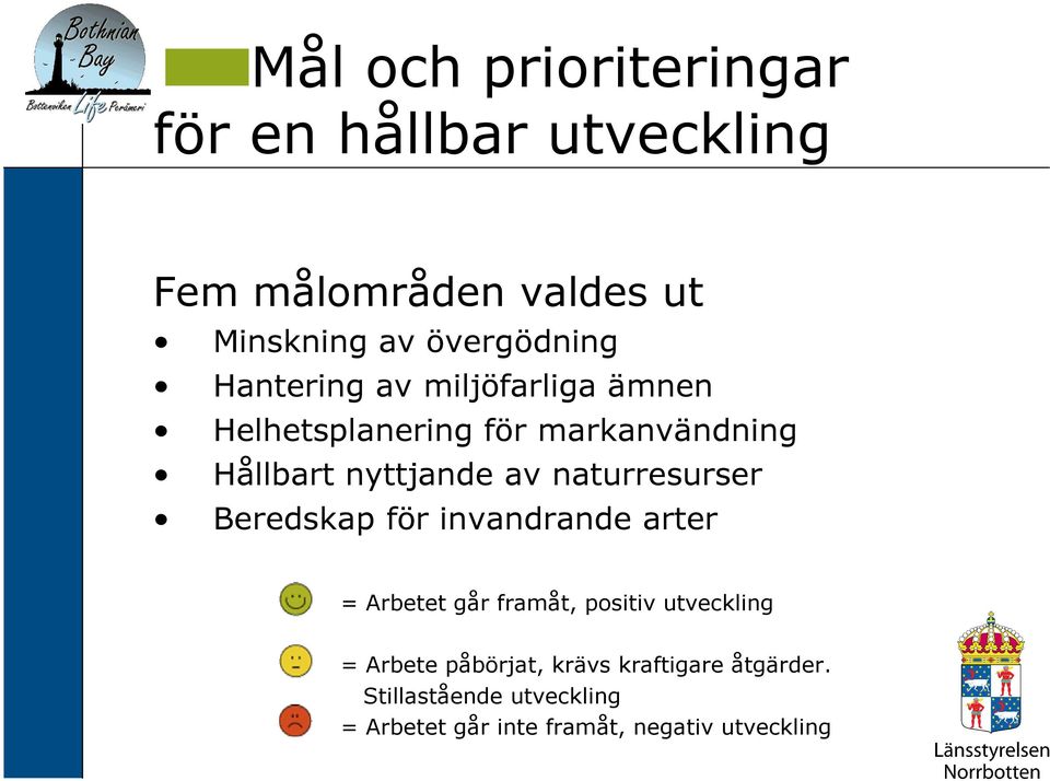 nyttjande av naturresurser Beredskap för invandrande arter = Arbetet går framåt, positiv