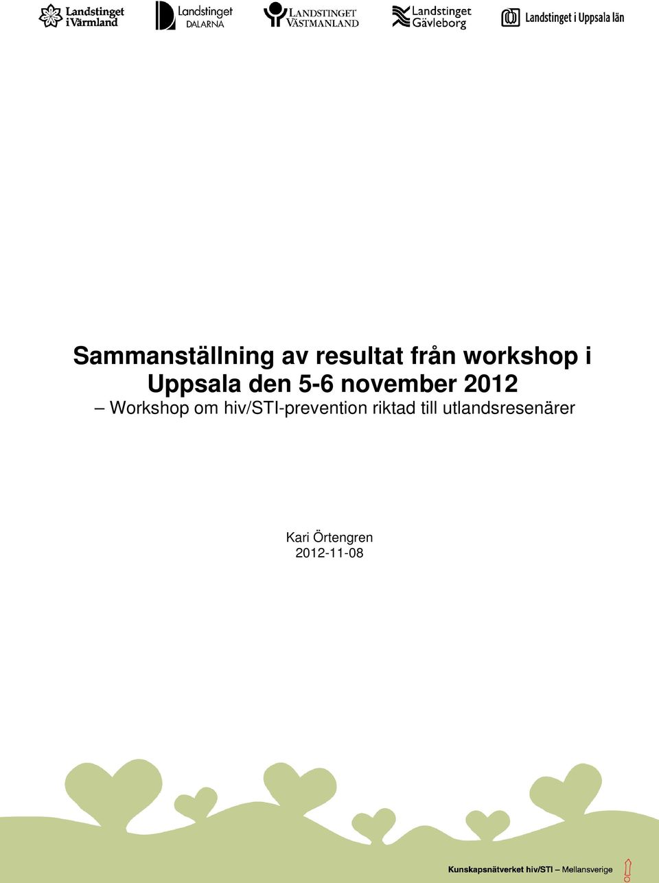 2012 Workshop om hiv/sti-prevention