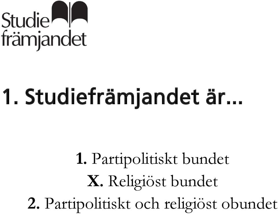 Religiöst bundet 2.