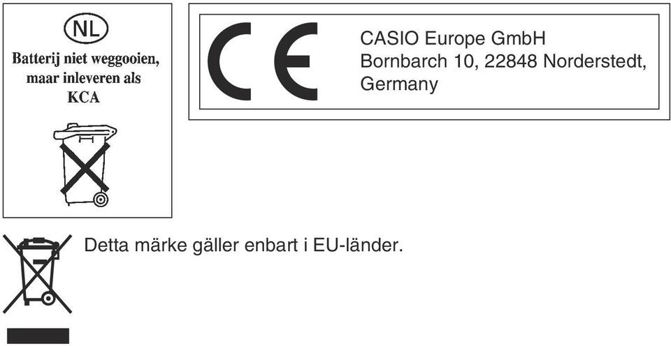 CASIO Europe GmbH