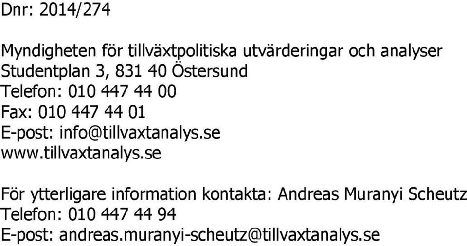 info@tillvaxtanalys.