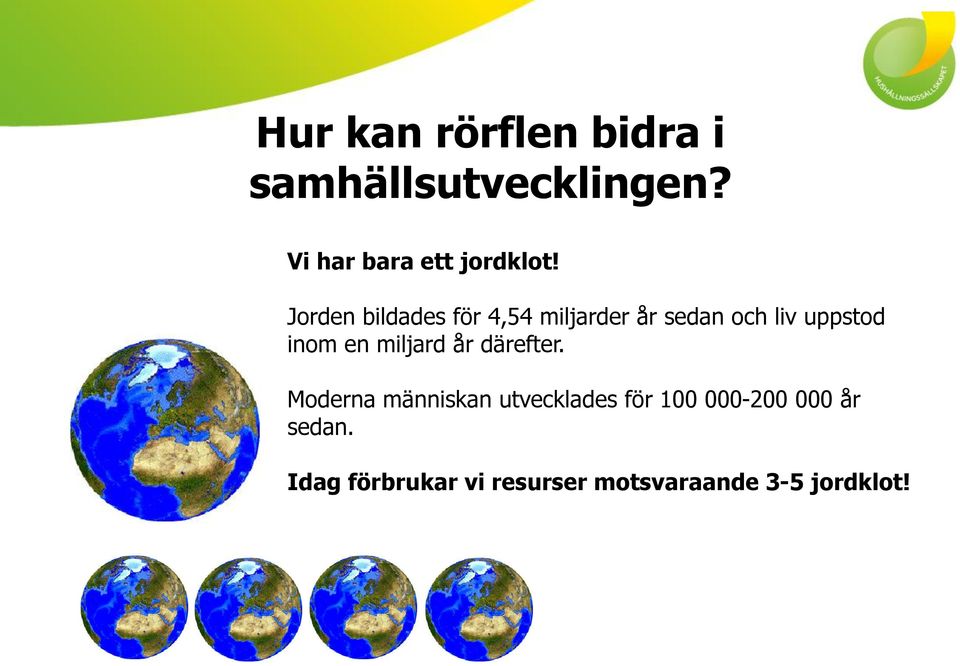 Jorden bildades för 4,54 miljarder år sedan och liv uppstod inom en