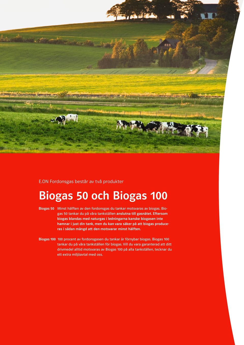 Eftersom biogas blandas med naturgas i ledningarna kanske biogasen inte hamnar i just din tank, men du kan vara säker på att biogas produceras i sådan mängd att