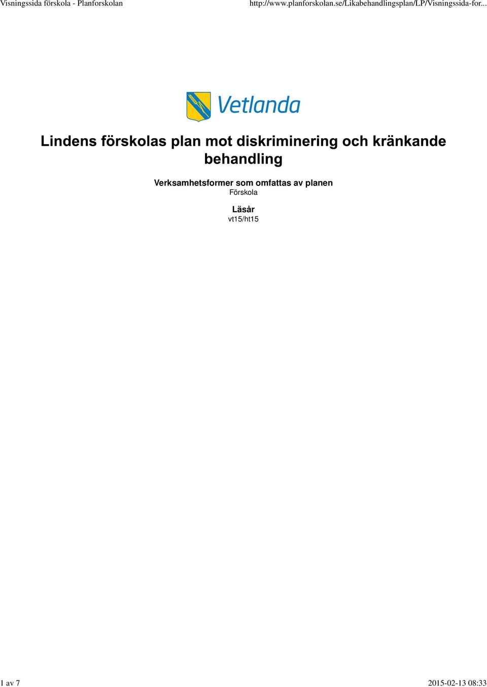 Verksamhetsformer som