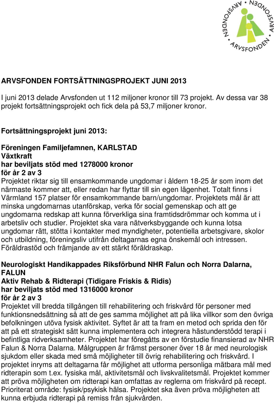 närmaste kommer att, eller redan har flyttar till sin egen lägenhet. Totalt finns i Värmland 157 platser för ensamkommande barn/ungdomar.