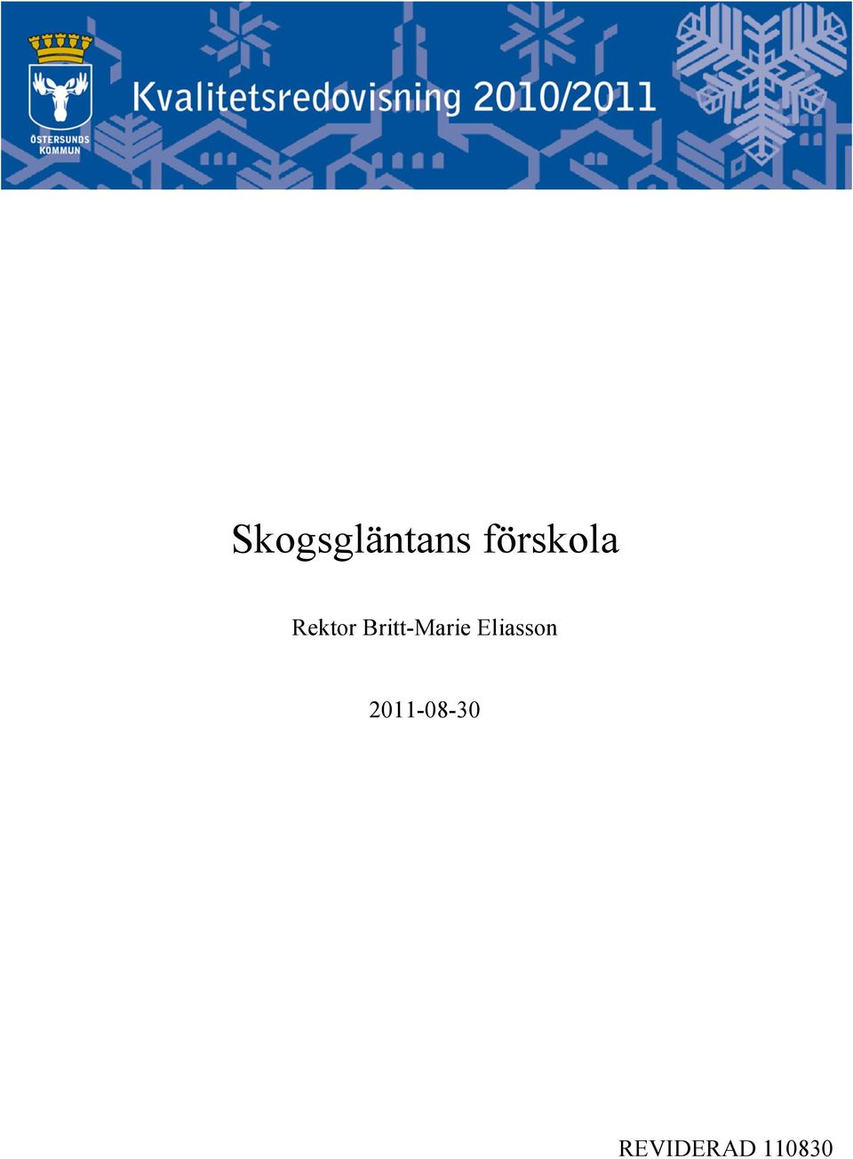 Skogsgläntans förskola