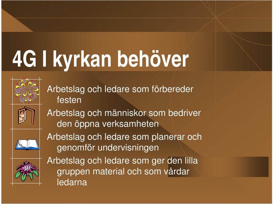 Arbetslag och ledare som planerar och genomför undervisningen