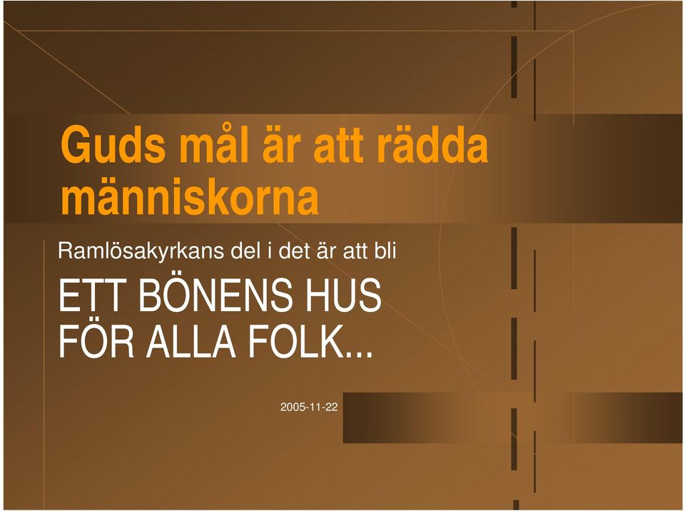 del i det är att bli ETT