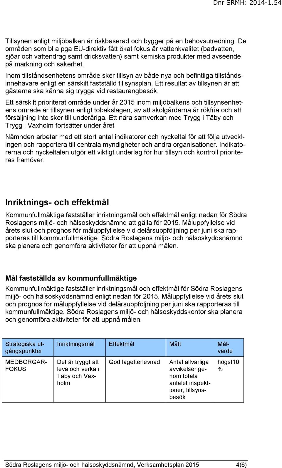 Inom tillståndsenhetens område sker tillsyn av både nya och befintliga tillståndsinnehavare enligt en särskilt fastställd tillsynsplan.