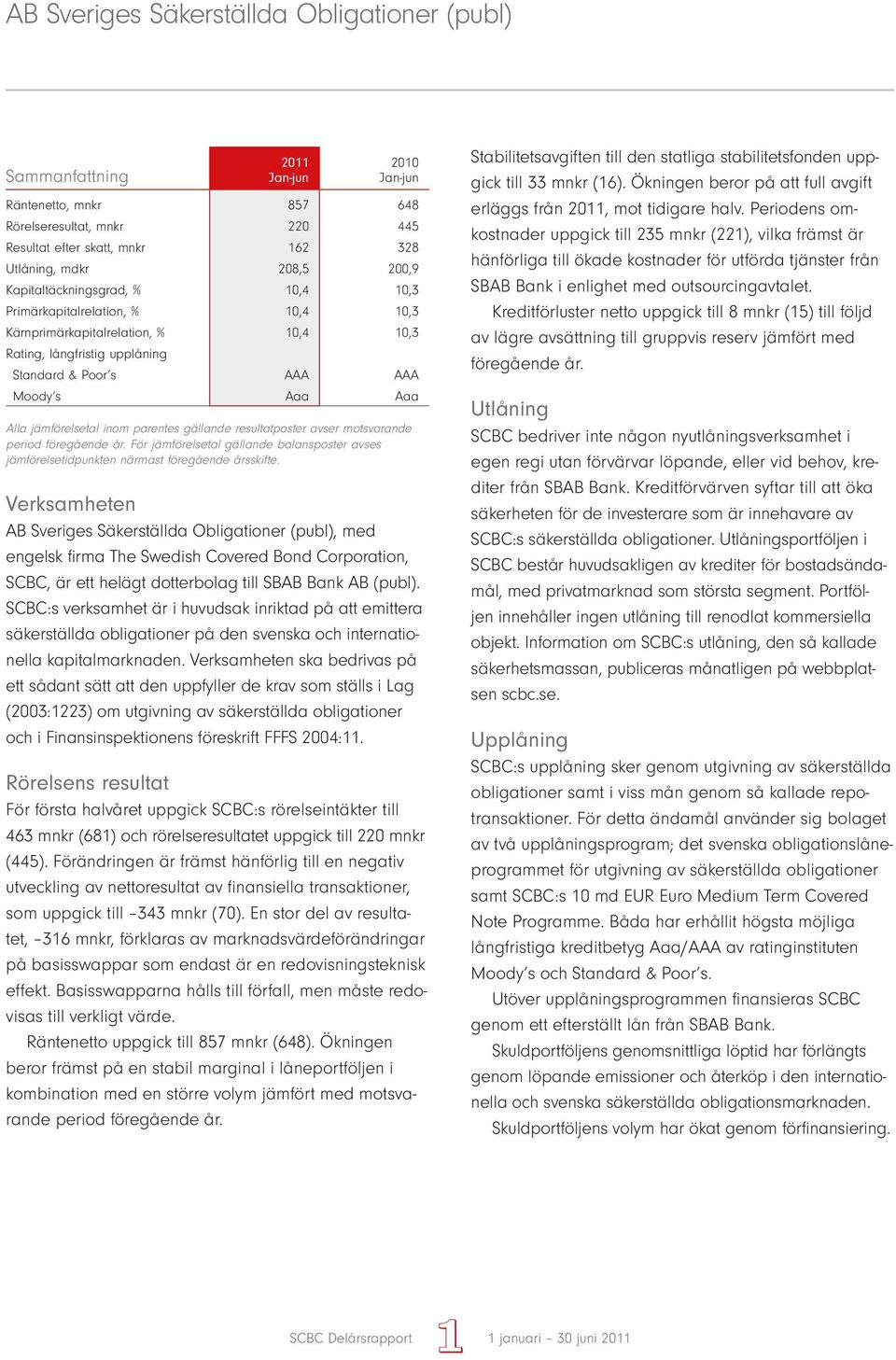 inom parentes gällande resultatposter avser motsvarande period föregående år. För jämförelsetal gällande balansposter avses jämförelsetidpunkten närmast föregående årsskifte.