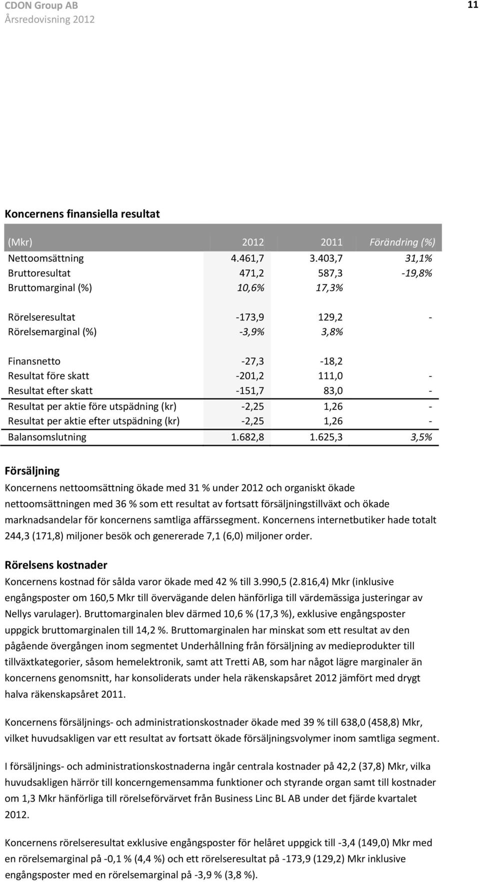 ökade med % under och organiskt ökade nettoomsättningen med 3 % som ett resultat av fortsatt försäljningstillväxt och ökade marknadsandelar för koncernens samtliga affärssegment.