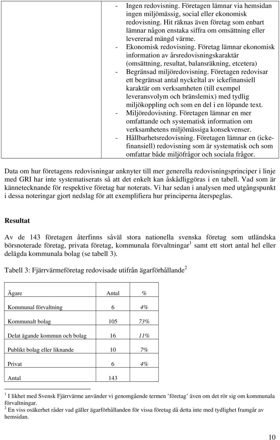 Företag lämnar ekonomisk information av årsredovisningskaraktär (omsättning, resultat, balansräkning, etcetera) - Begränsad miljöredovisning.