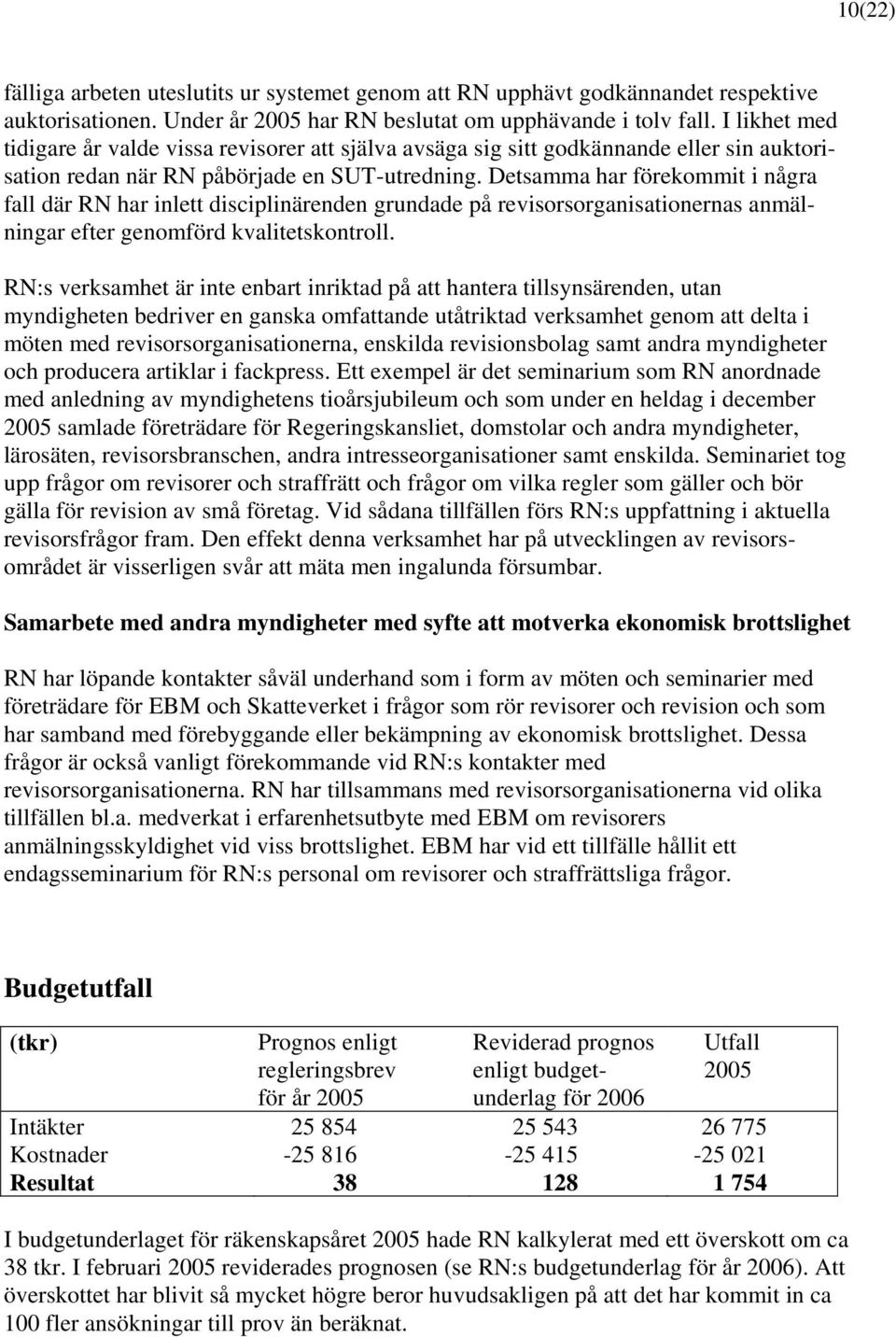 Detsamma har förekommit i några fall där RN har inlett disciplinärenden grundade på revisorsorganisationernas anmälningar efter genomförd kvalitetskontroll.