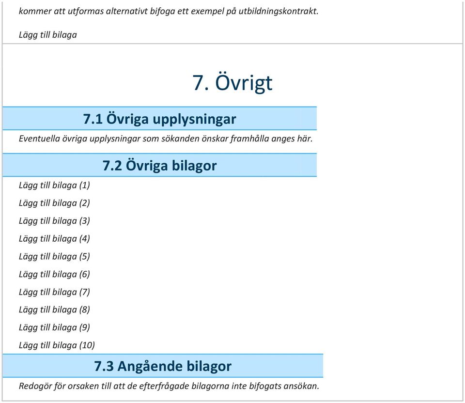 Lägg till bilaga (1) Lägg till bilaga (2) Lägg till bilaga (3) Lägg till bilaga (4) Lägg till bilaga (5) Lägg till bilaga (6) Lägg