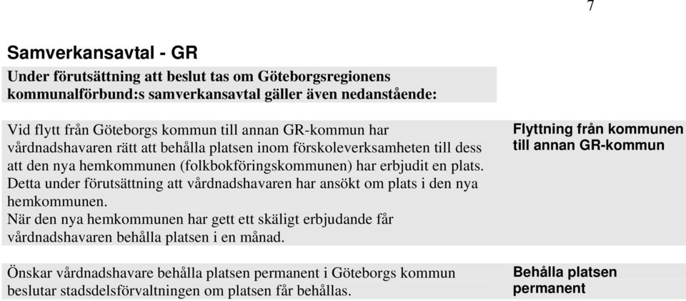 Detta under förutsättning att vårdnadshavaren har ansökt om plats i den nya hemkommunen.