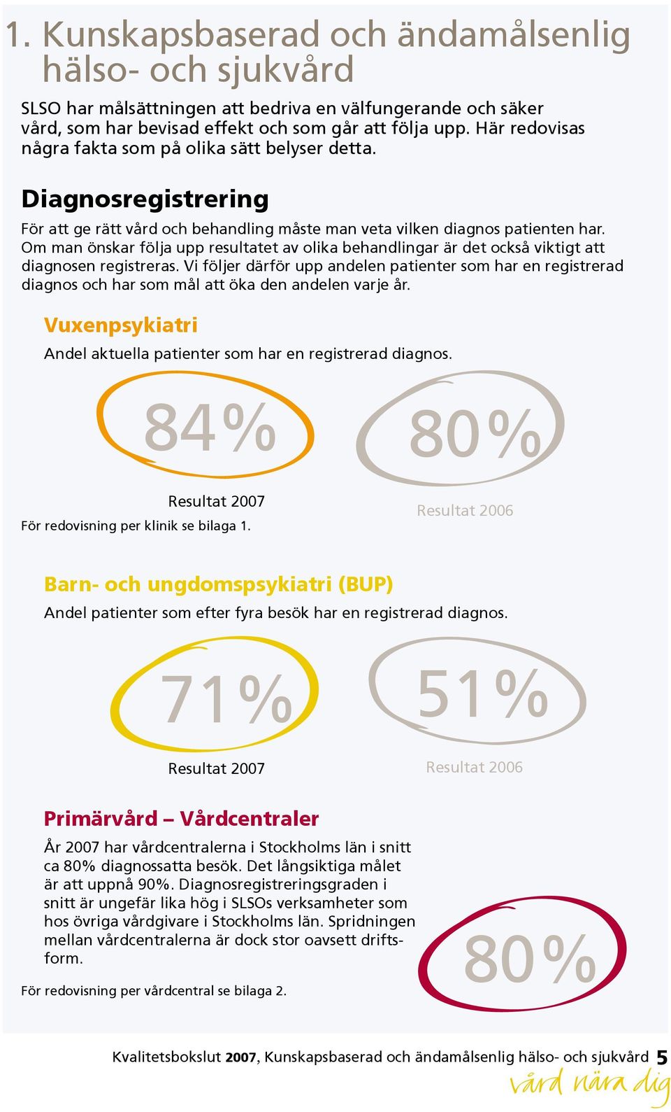 Om man önskar följa upp resultatet av olika behandlingar är det också viktigt att diagnosen registreras.