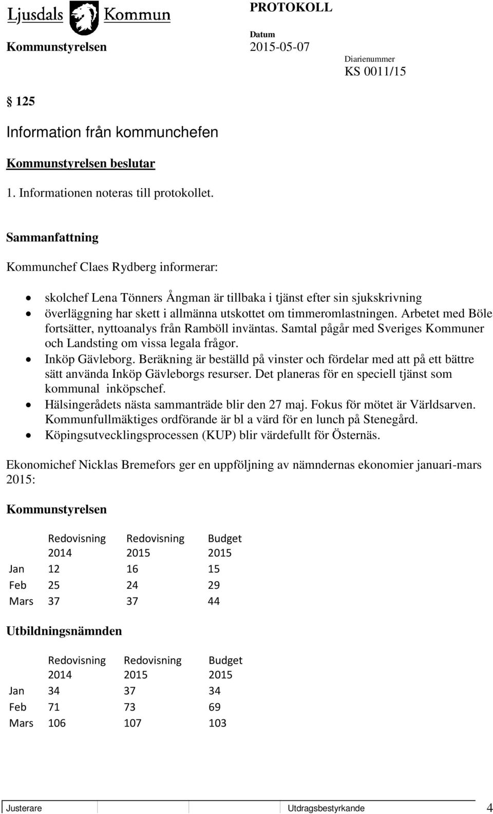 Arbetet med Böle fortsätter, nyttoanalys från Ramböll inväntas. Samtal pågår med Sveriges Kommuner och Landsting om vissa legala frågor. Inköp Gävleborg.