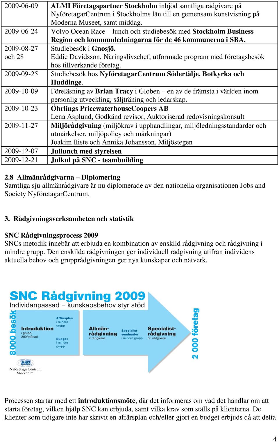 Eddie Davidsson, Näringslivschef, utformade program med företagsbesök hos tillverkande företag. 2009-09-25 Studiebesök hos NyföretagarCentrum Södertälje, Botkyrka och Huddinge.