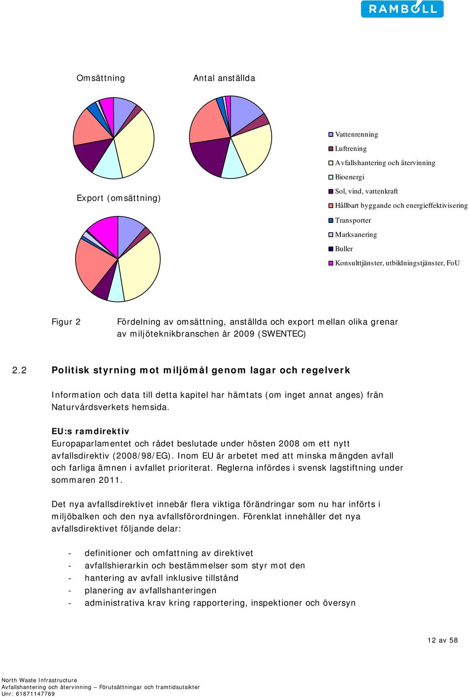 2 Politisk styrning mot miljömål genom lagar och regelverk Information och data till detta kapitel har hämtats (om inget annat anges) från Naturvårdsverkets hemsida.