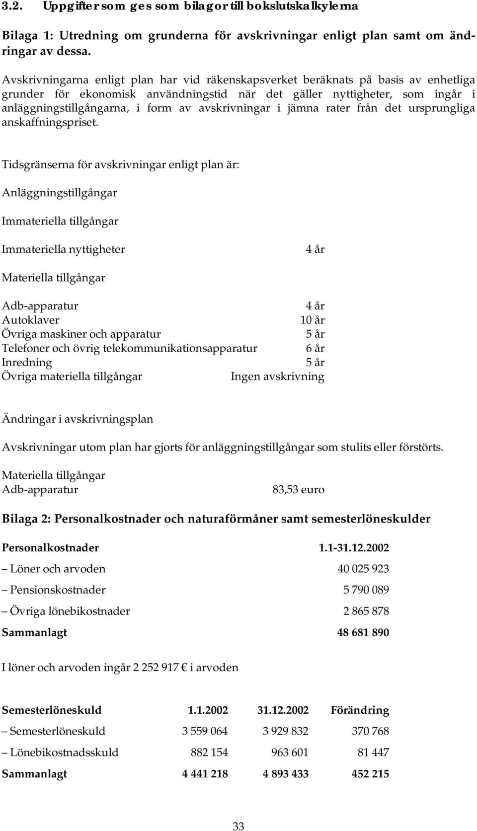 avskrivningar i jämna rater från det ursprungliga anskaffningspriset.