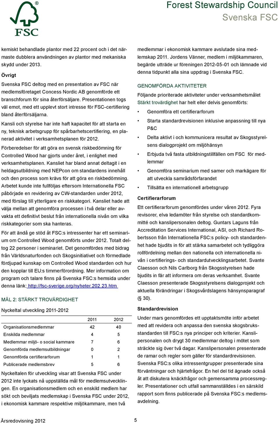 Presentationen togs väl emot, med ett upplevt stort intresse för FSC-certifiering bland återförsäljarna.