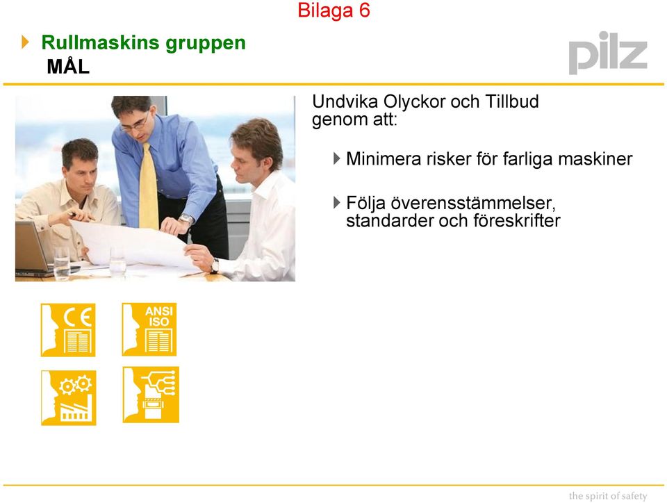 Minimera risker för farliga maskiner }