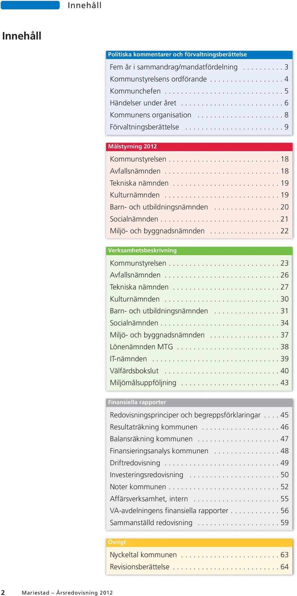 .......................... 18 Avfallsnämnden............................ 18 Tekniska nämnden.......................... 19 Kulturnämnden............................ 19 Barn- och utbildningsnämnden.