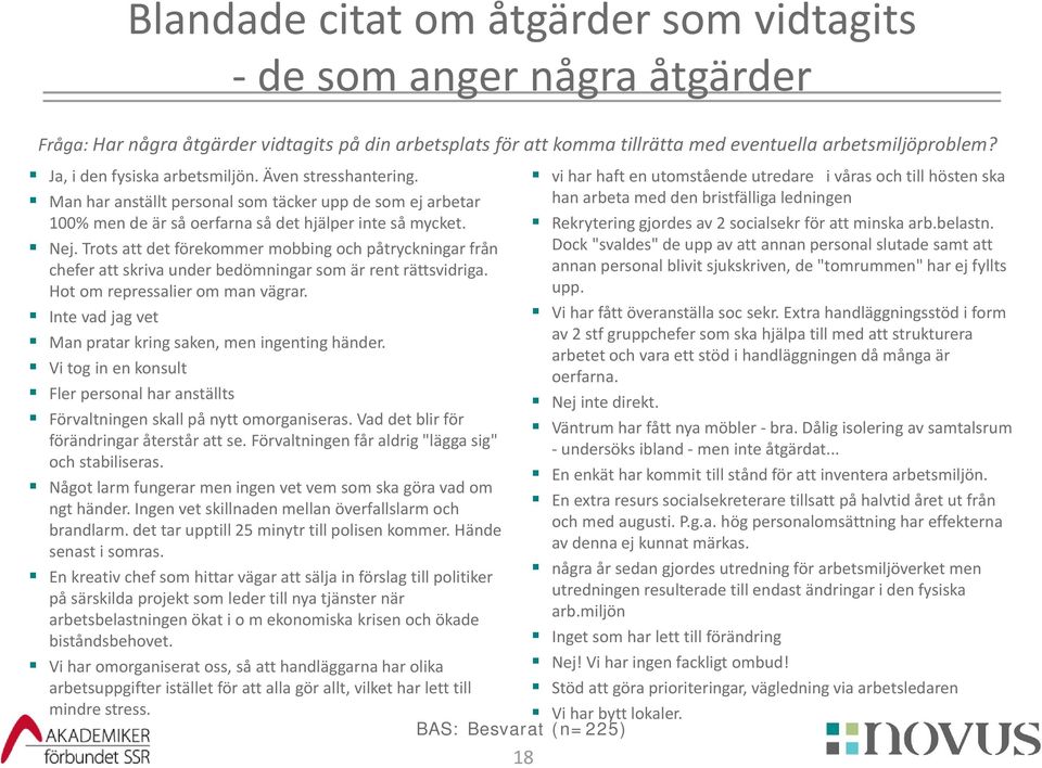 Trots att det förekommer mobbing och påtryckningar från chefer att skriva under bedömningar som är rent rättsvidriga. Hot om repressalier om man vägrar.