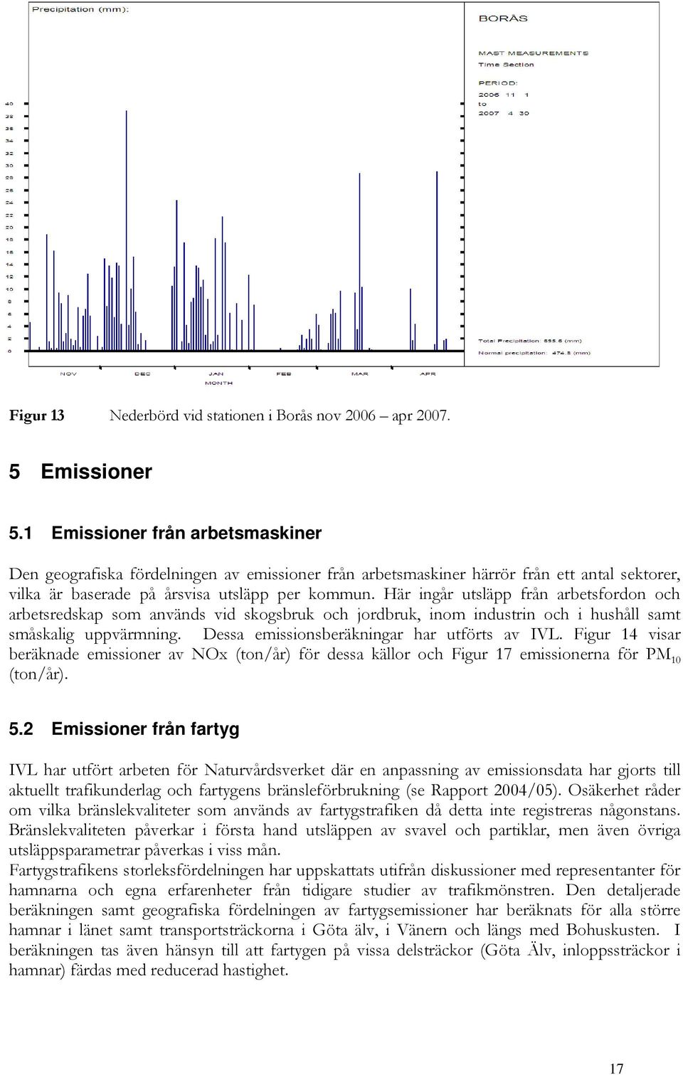 Här ingår utsläpp från arbetsfordon och arbetsredskap som används vid skogsbruk och jordbruk, inom industrin och i hushåll samt småskalig uppvärmning. Dessa emissionsberäkningar har utförts av IVL.