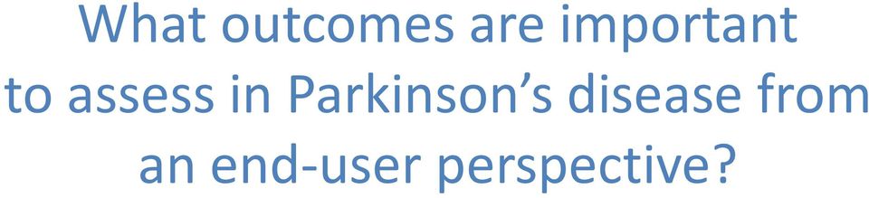 Parkinson s disease