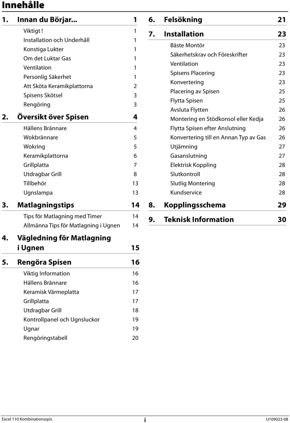 Matlagigstips 14 Tips för Matlagig med Timer 14 Allmäa Tips för Matlagig i Uge 14 4. Vägledig för Matlagig i Uge 15 6. Felsökig 21 7.