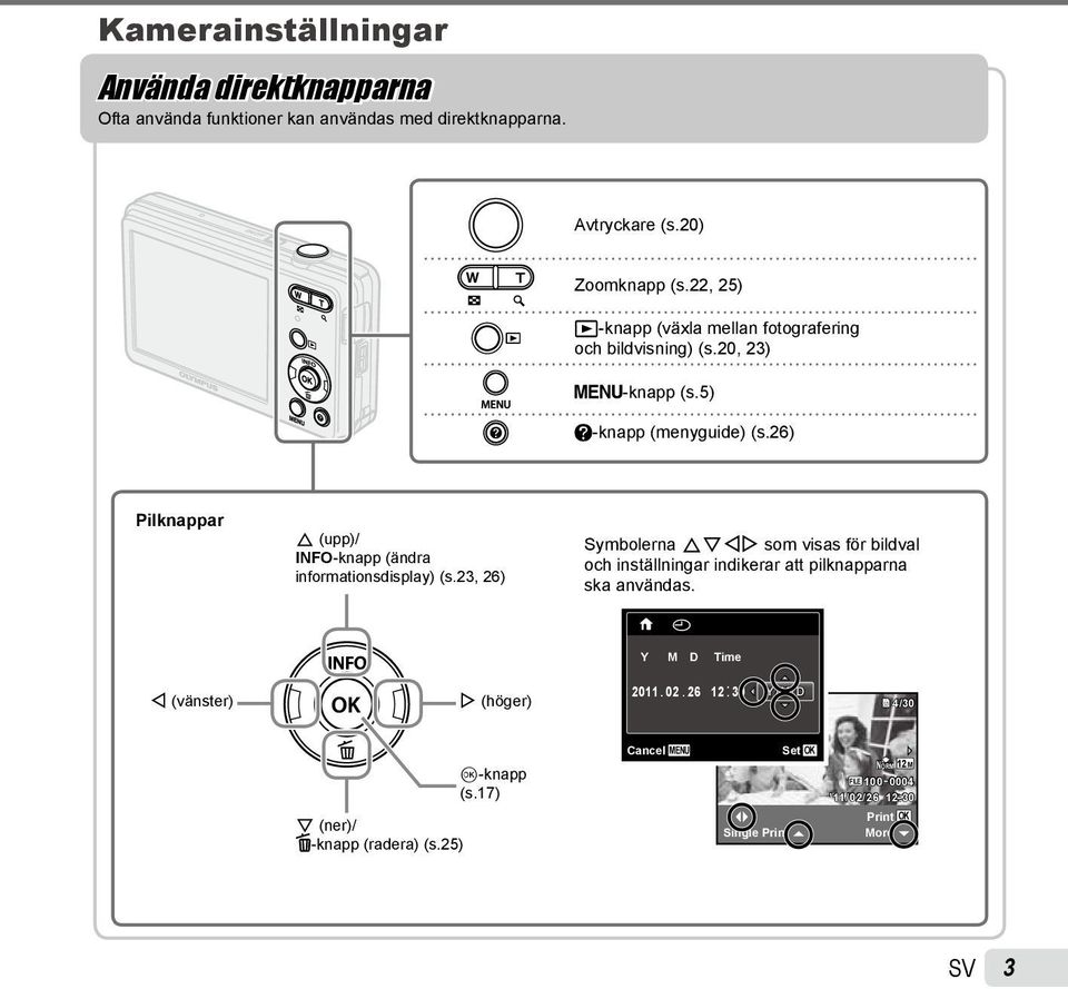 26) Pilknappar F (upp)/ INFO-knapp (ändra informationsdisplay) (s.