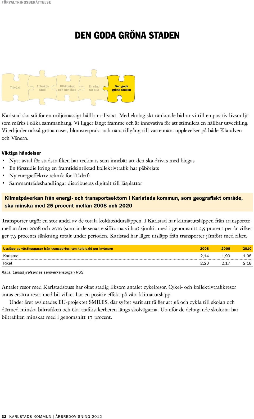 Vi erbjuder också gröna oaser, blomsterprakt och nära tillgång till vattennära upplevelser på både Klarälven och Vänern.