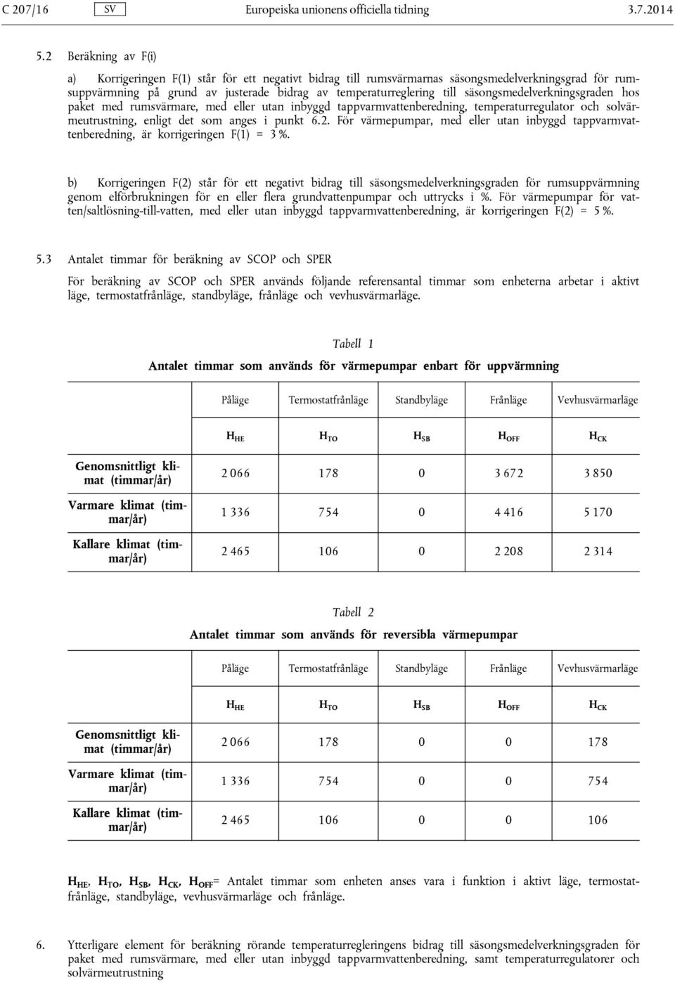 säsongsmedelverkningsgraden hos paket med rumsvärmare, med eller utan inbyggd tappvarmvattenberedning, temperaturregulator och solvärmeutrustning, enligt det som anges i punkt 6.2.