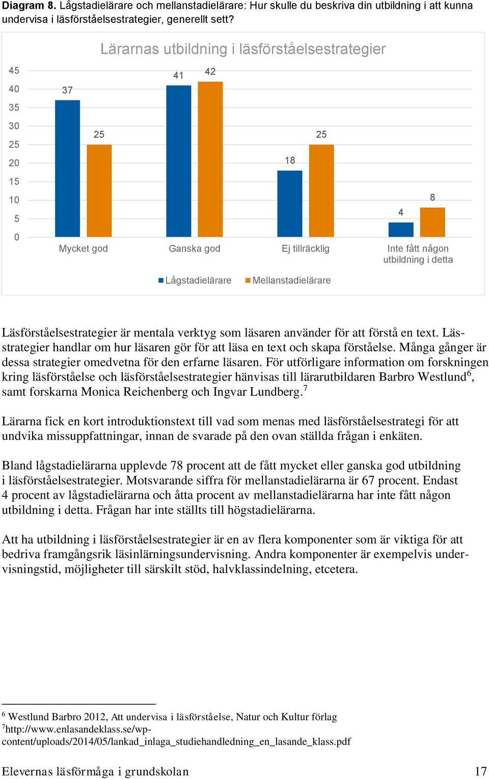 Mellanstadielärare Läsförståelsestrategier är mentala verktyg som läsaren använder för att förstå en text. Lässtrategier handlar om hur läsaren gör för att läsa en text och skapa förståelse.