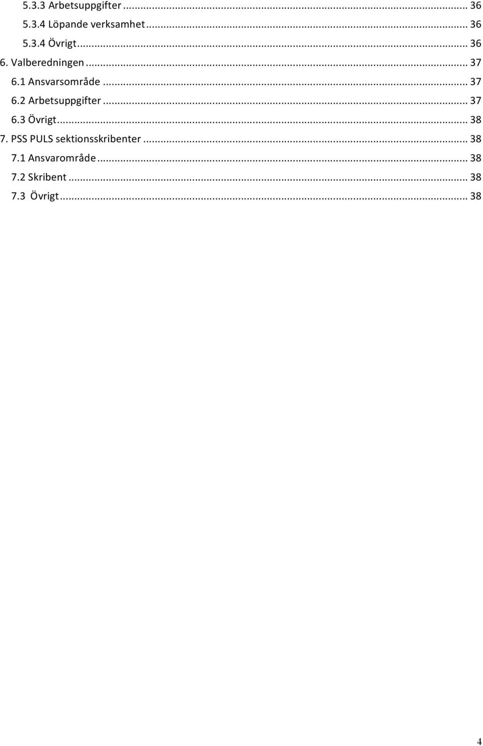 .. 37 6.3 Övrigt... 38 7. PSS PULS sektionsskribenter... 38 7.1 Ansvarområde.