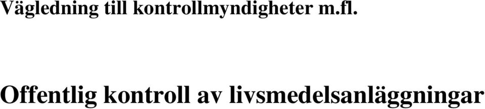 fl. Offentlig