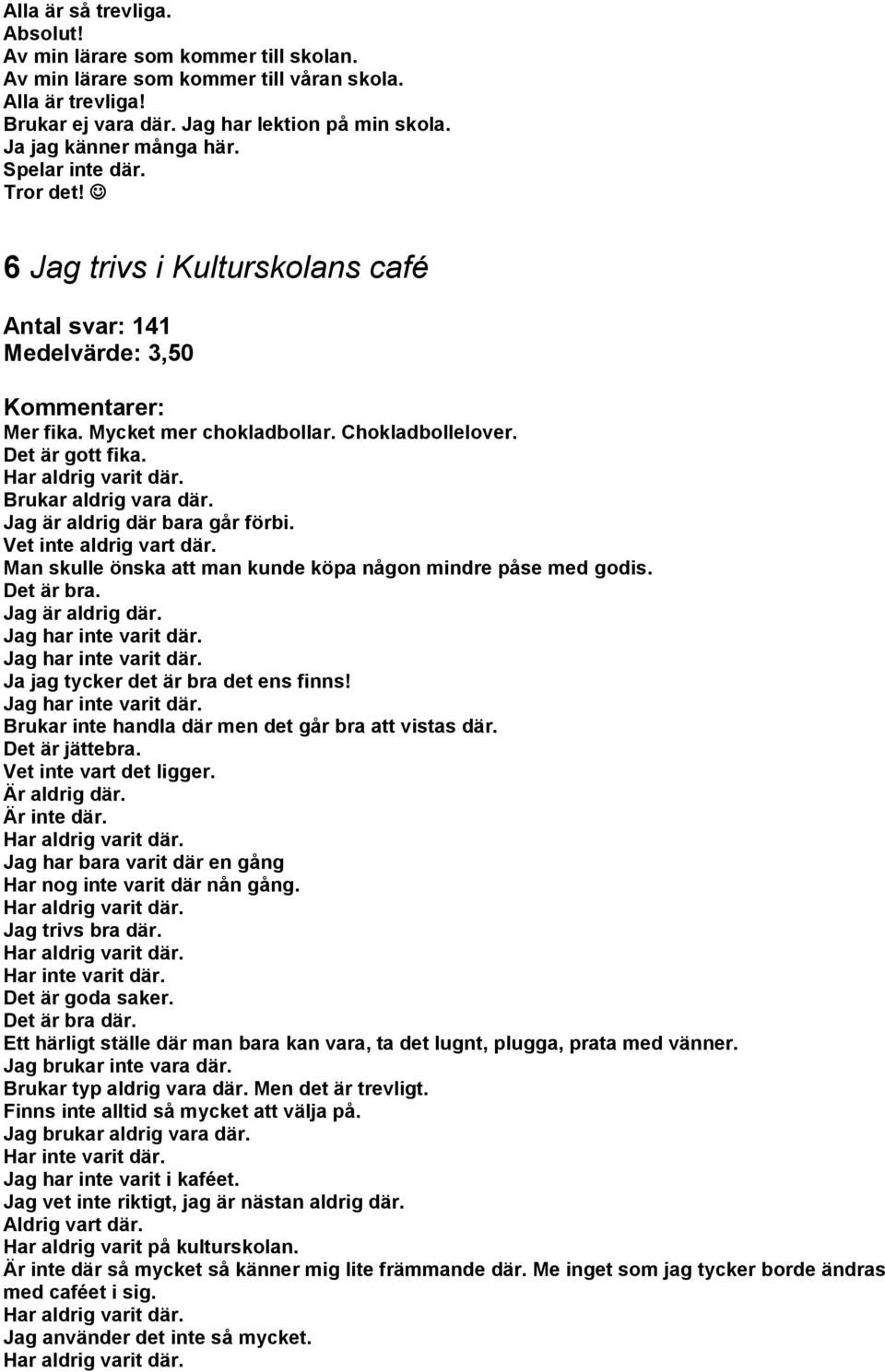 Brukar aldrig vara där. Jag är aldrig där bara går förbi. Vet inte aldrig vart där. Man skulle önska att man kunde köpa någon mindre påse med godis. Det är bra. Jag är aldrig där. Jag har inte varit där.