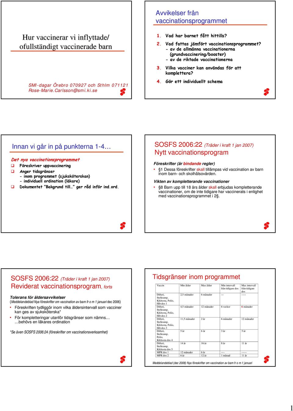 Vilka vacciner kan användas för att komplettera? 4.