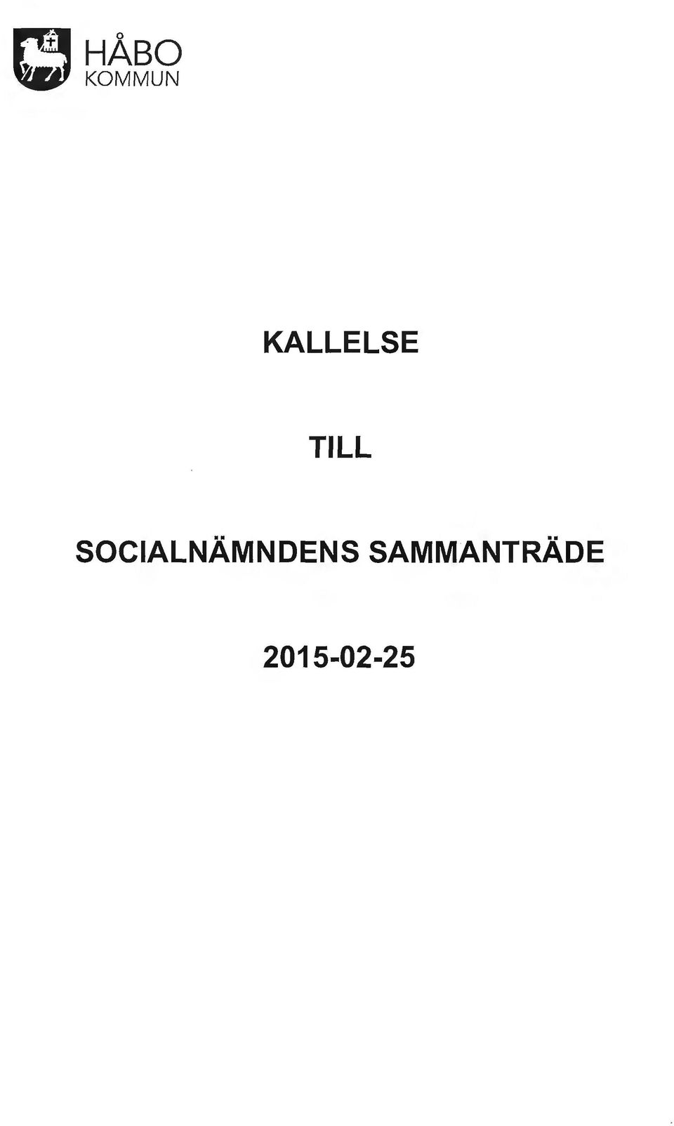 SOCIALNÄMNDENs