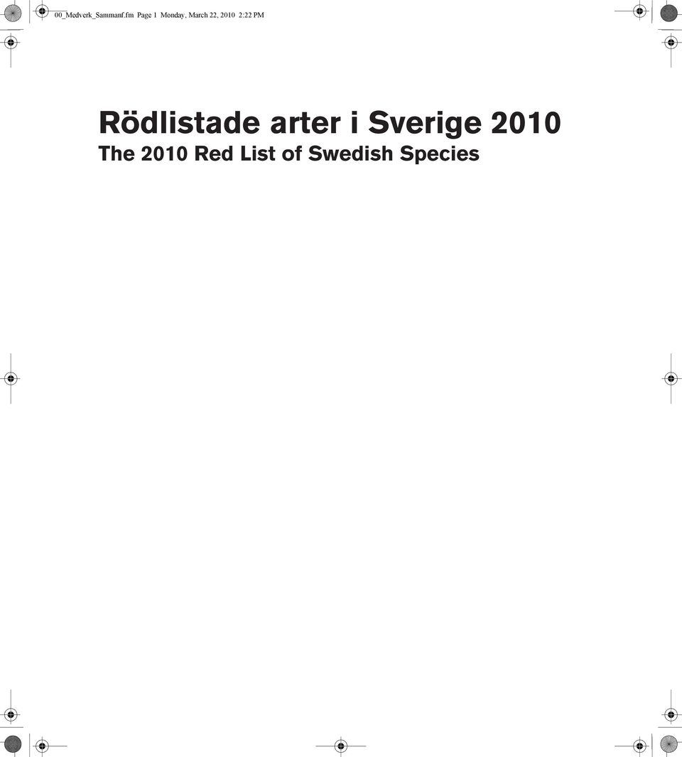 red list of swedish species Mossor Bryophytes